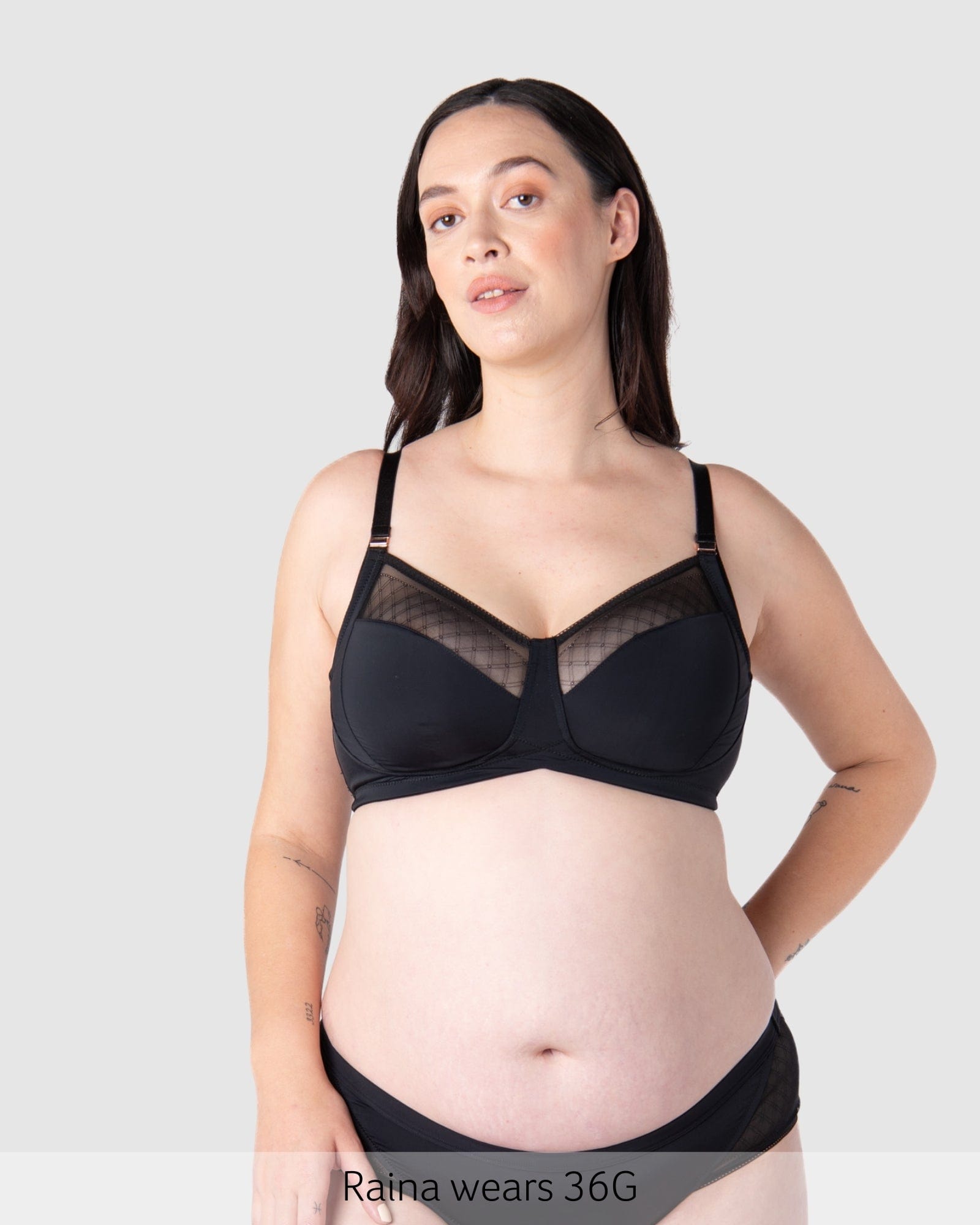 Lunar Eclipse Nursing Bra - Black