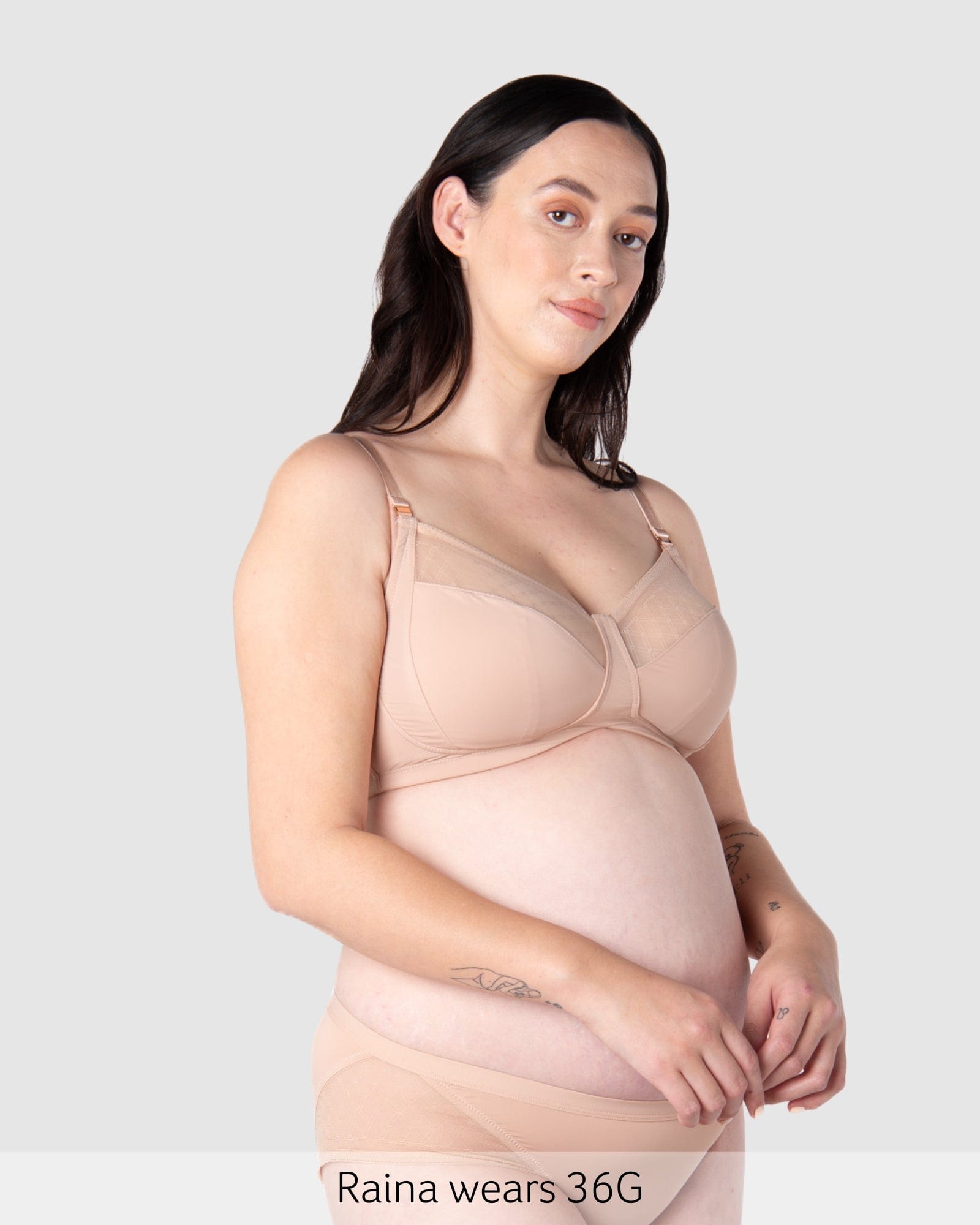 Lunar Eclipse Nursing Bra - Cashmere