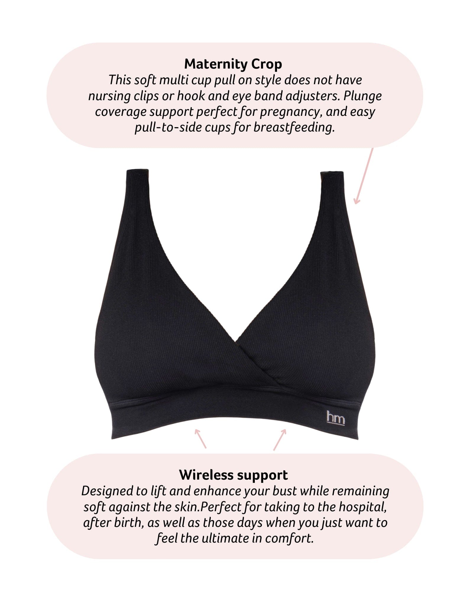 Techincal details of My Comfort Bamboo Wirefree Maternity Bra
