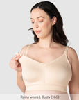 Nursing clip of My Everyday Multifit Nursing Bra - Latte Busty