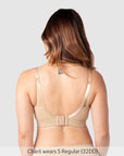 Back of My Necessity Seamless Nursing Bra - Frappe