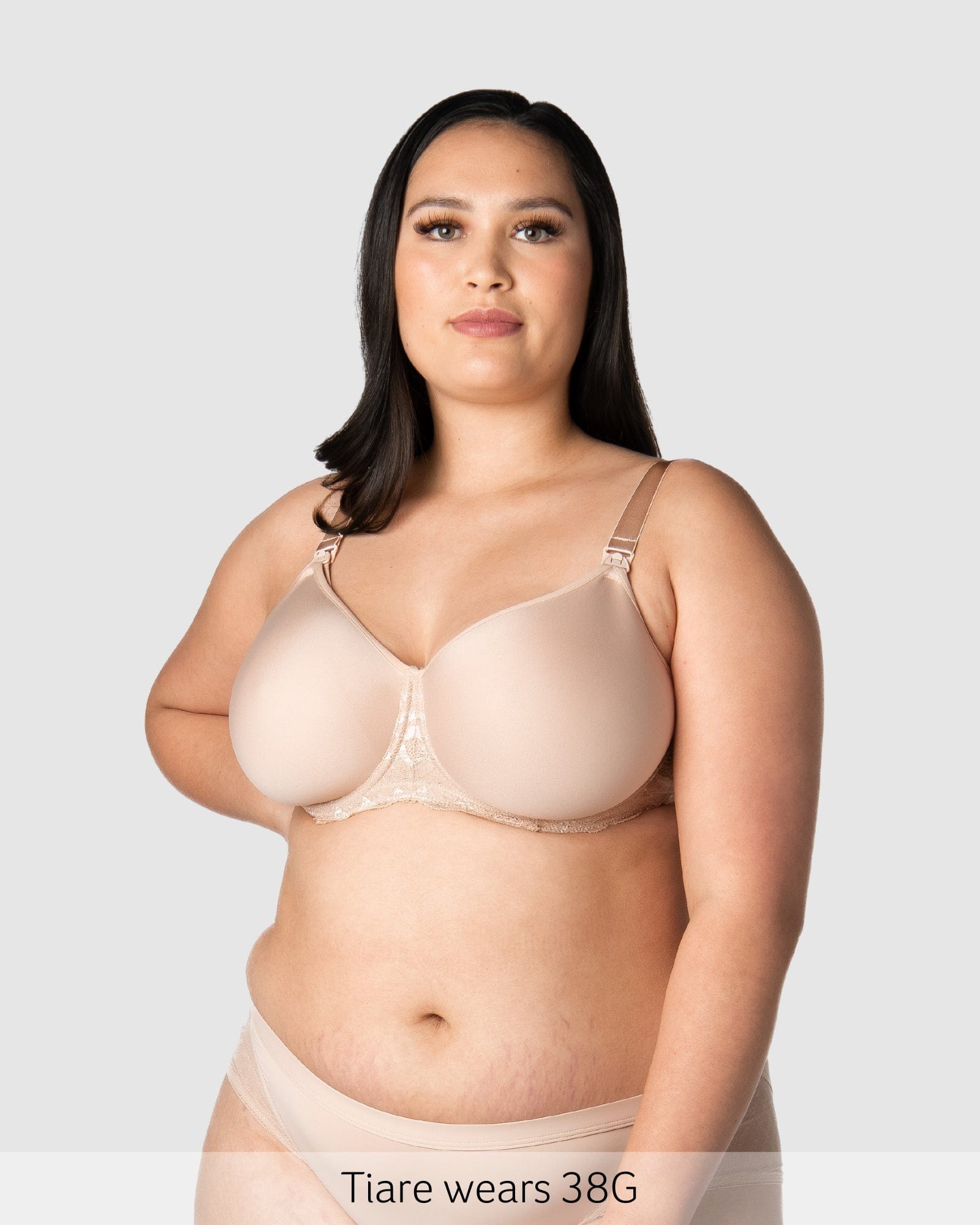 Obsession Contour T-Shirt Nursing Bra - Almond
