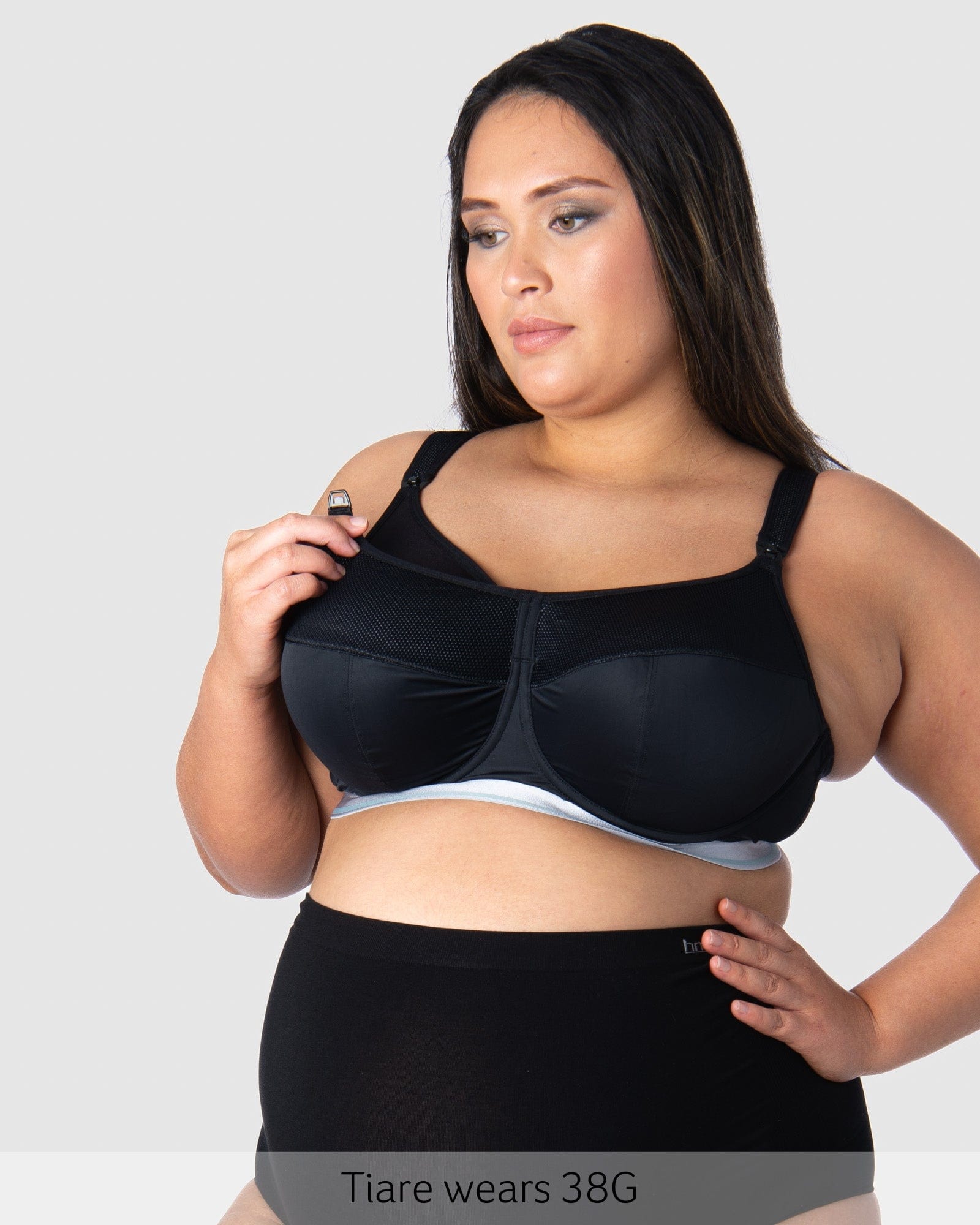 Nursing Clip of Reactivate Sports Nursing Bra - Black