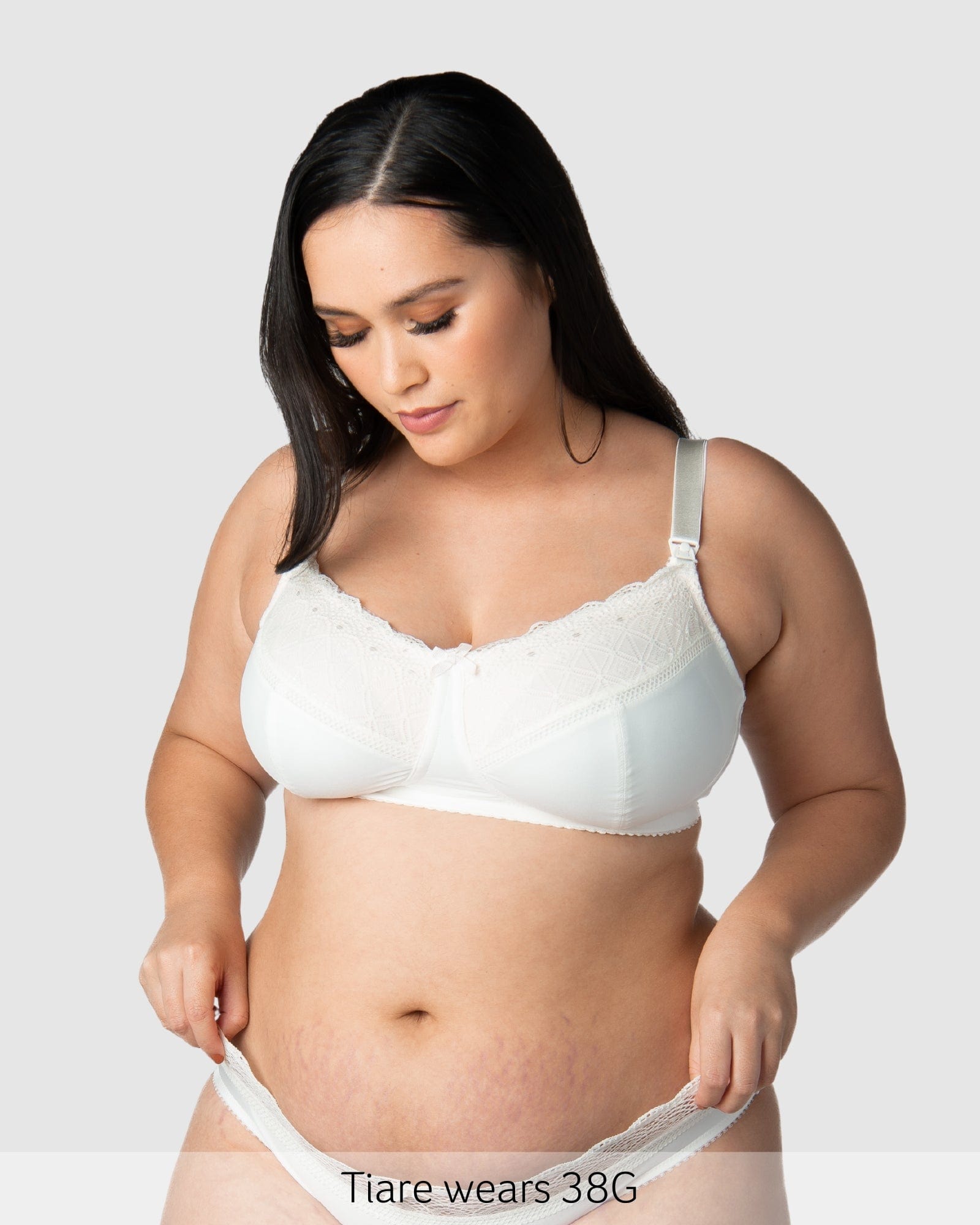 Show Off Wirefree Nursing Bra - Ivory
