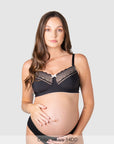 Show Off Wirefree Nursing Bra - Black