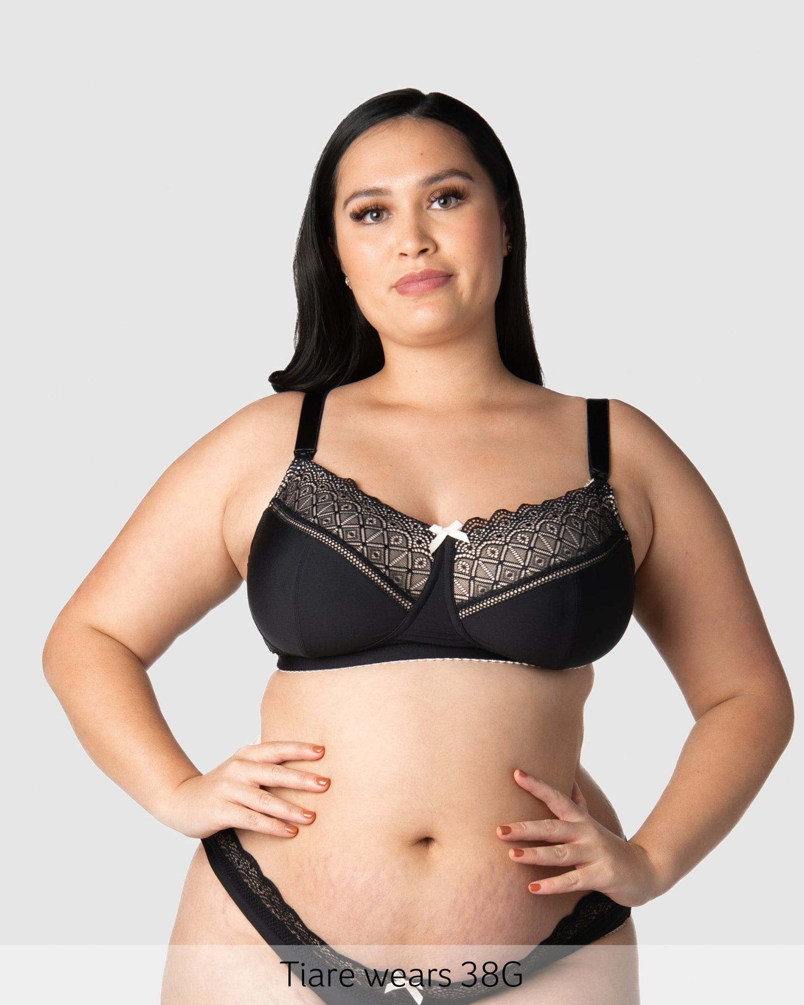 Show Off Wirefree Nursing Bra - Black