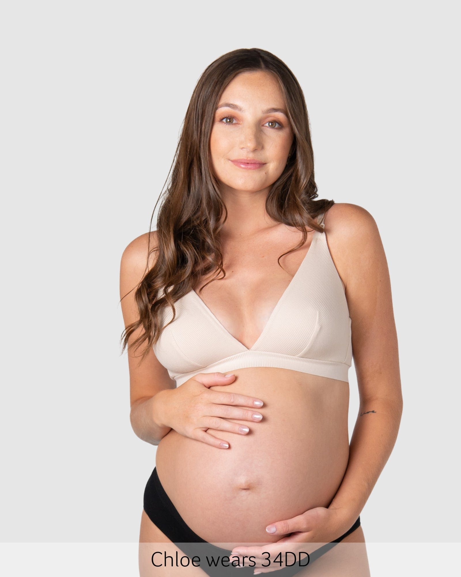 Solace Triangle Nursing Bra - Oat