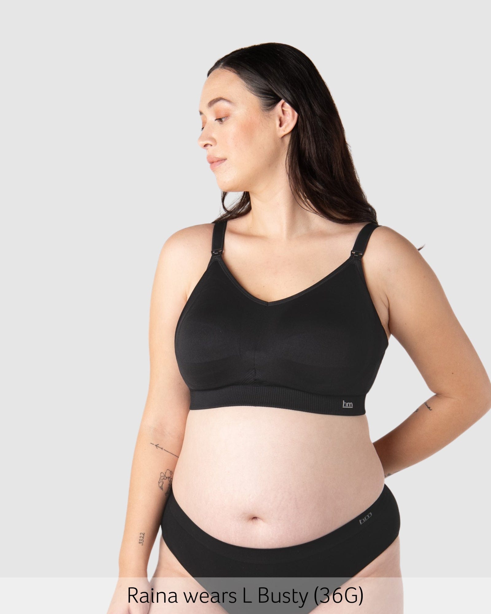 My Everyday Multifit Nursing Bra - Black Busty