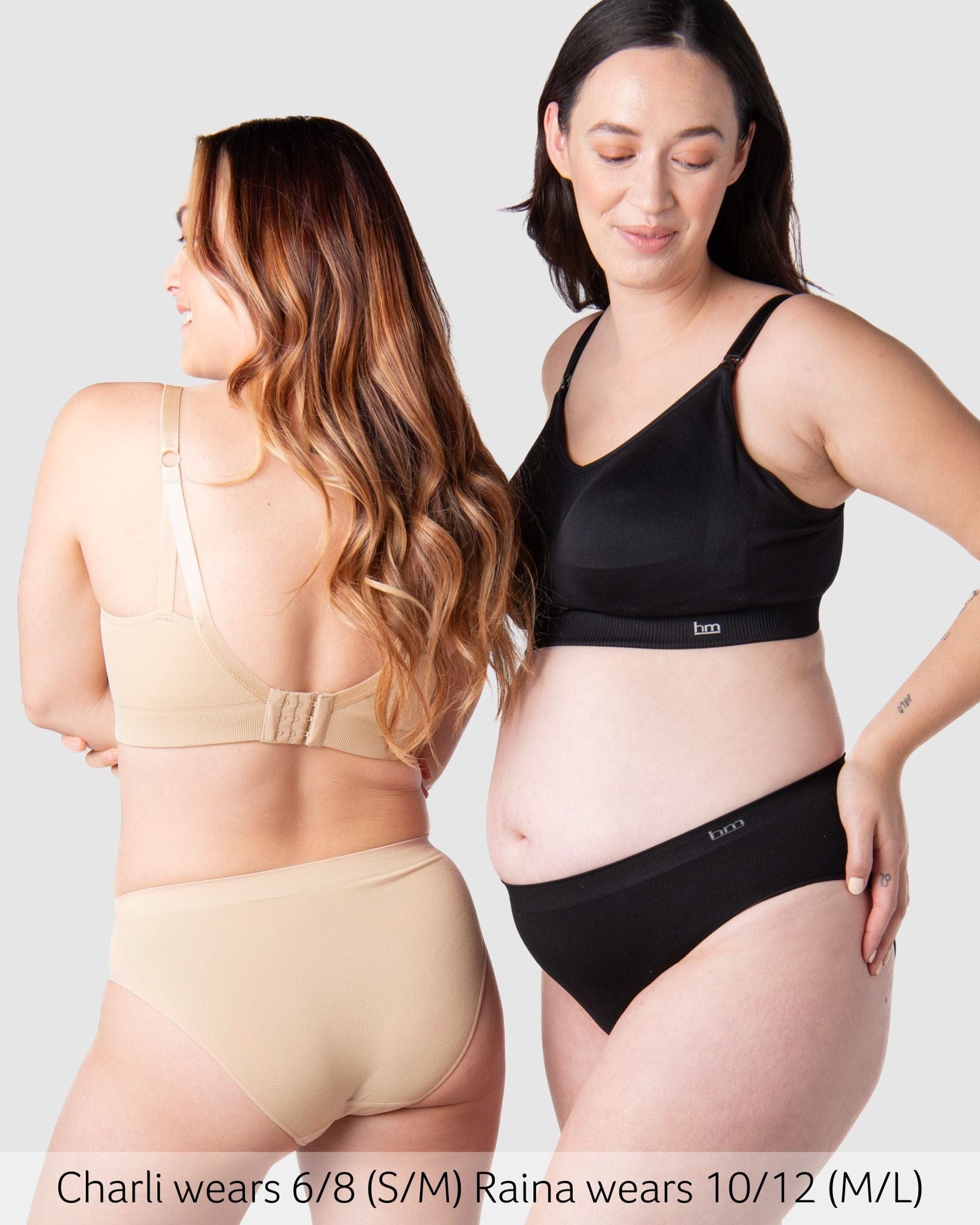 My Necessity Seamless Black & Cashmere Bikini Brief - 2PK