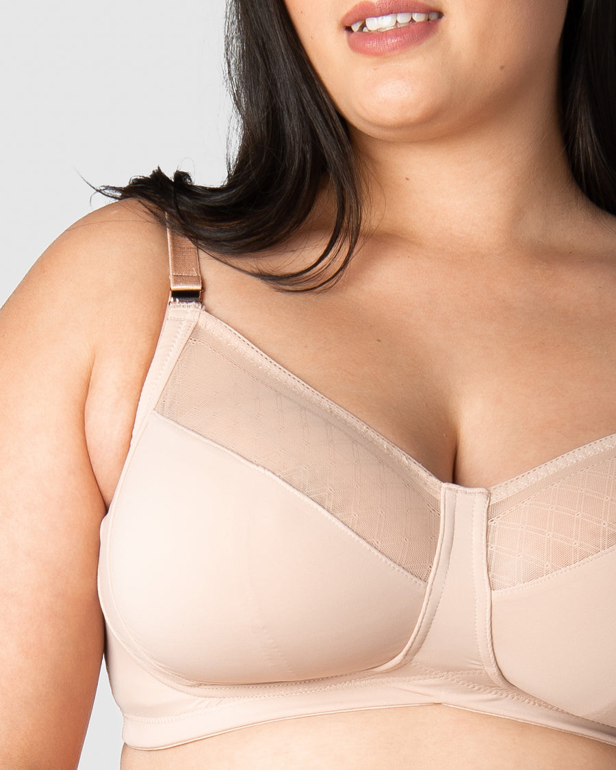 LUNAR ECLIPSE ALMOND NURSING BRA - WIREFREE