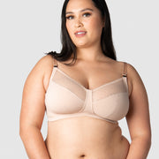 LUNAR ECLIPSE ALMOND NURSING BRA - WIREFREE