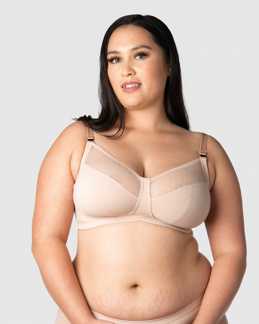 LUNAR ECLIPSE ALMOND NURSING BRA - WIREFREE