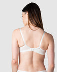 HOTMILK US SHOW OFF IVORY NURSING MATERNIT BRA - WIREFREE MATCHED WITH SHOW OFF IVORY MATERNITY BIKINI BRIEF