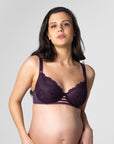 HOTMILK US TRUE LUXE AMETHYST NURSING BREASTFEEDING MATERNITY BRA US - FLEXI UNDERWIRE