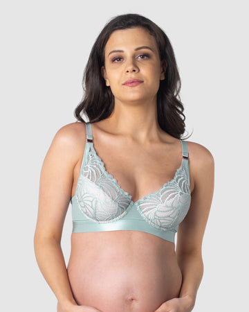 HOTMILK US WARRIOR PLUNGE ETHER CONTOUR NURSING MATERNITY BRA - FLEXI UNDERWIRE