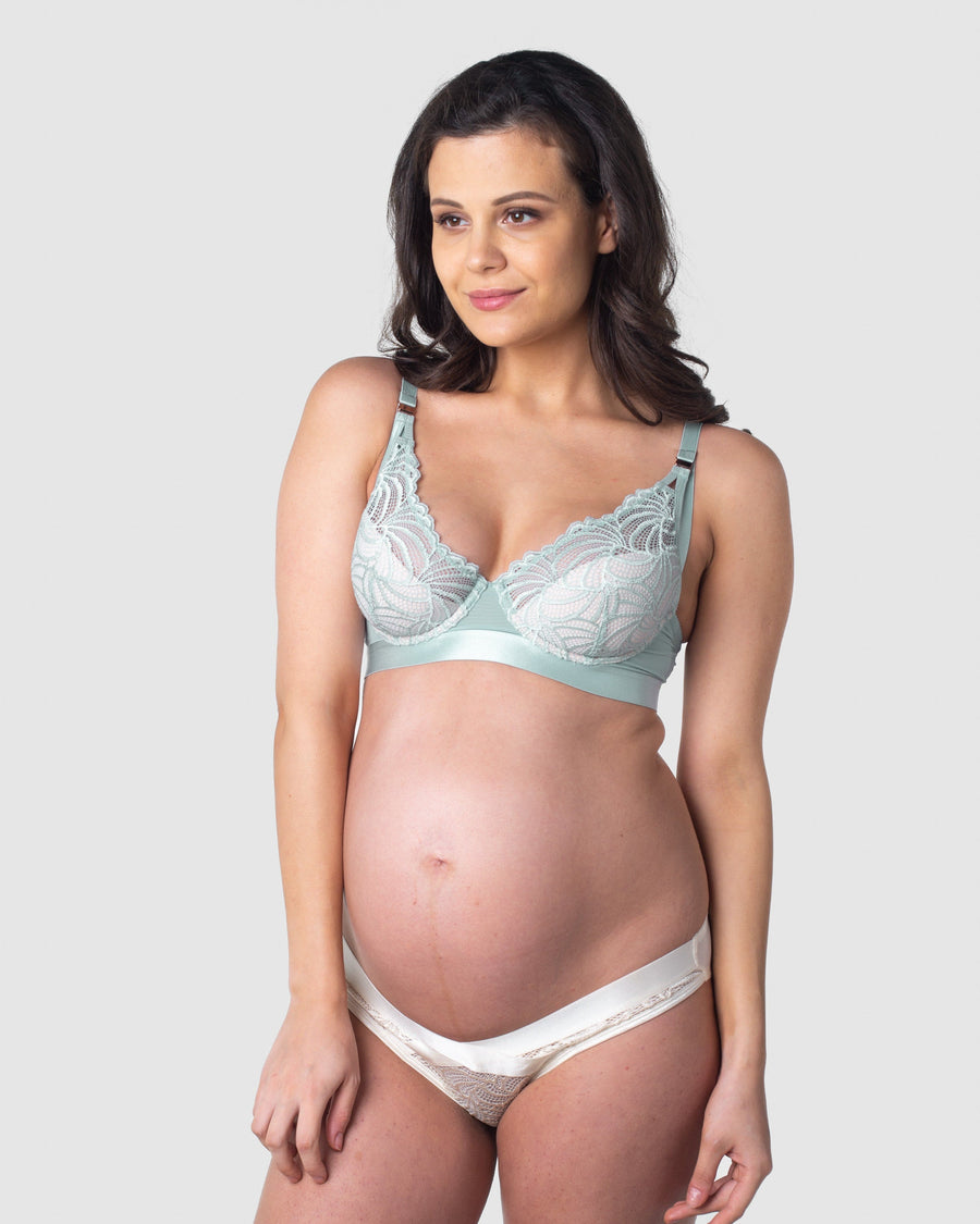 HOTMILK US WARRIOR PLUNGE ETHER CONTOUR NURSING MATERNITY BRA - FLEXI UNDERWIRE