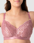 US HOTMILK WARRIOR SOFT CUP ANTIQUE ROSE NURSING MATERNITY BRA - WIREFREE