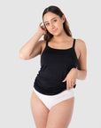 Tatiana, a mother of one, proudly presents Hotmilk's cutting-edge creation - the Embrace Leakproof Cami. Designed to manage light or unexpected leaks during breastfeeding, this versatile cami boasts a multifit style with optional racerback straps. Meticulously crafted from soft and eco-friendly bamboo yarn, this groundbreaking design seamlessly harmonizes practicality, style, and comfort, establishing itself as the ultimate choice for nursing and breastfeeding necessities