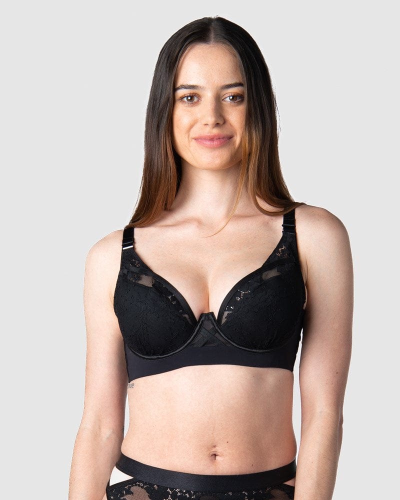 Enhance your breastfeeding experience with Goddess by Hotmilk Lingerie, as elegantly worn by Emily, mother of 1, wearing size 10/32D. The perfect accessory for personal comfort and style throughout your maternity and nursing journey