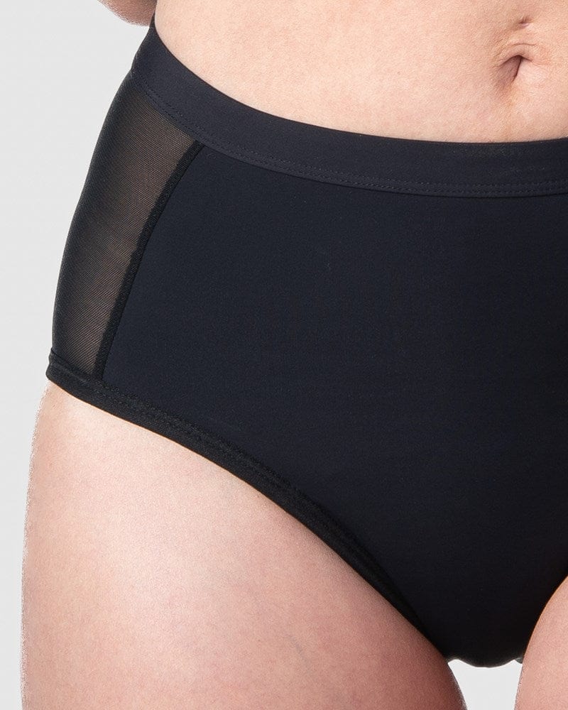 LIMITLESS BLACK HEAVY LEAKPROOF HI BRIEF