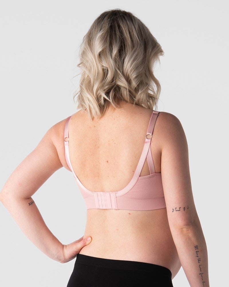 HOTMILK US MY NECESSITY BLUSH MULTIFIT REGULAR CUP MATERNITY AND NURSING BRA  - WIREFREE
