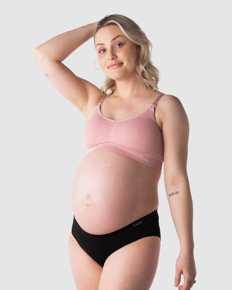 HOTMILK US MY NECESSITY BLUSH MULTIFIT REGULAR CUP MATERNITY AND NURSING BRA  - WIREFREE