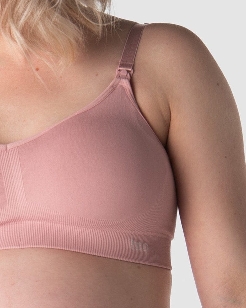 HOTMILK US MY NECESSITY BLUSH MULTIFIT REGULAR CUP MATERNITY AND NURSING BRA  - WIREFREE