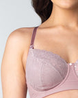 TEMPTATION MOCHA NURSING BRA - FLEXI UNDERWIRE