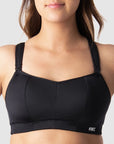 HOTMILK US ZEN SPORTS MATERNITY AND NURSING BRA BLACK - WIREFREE