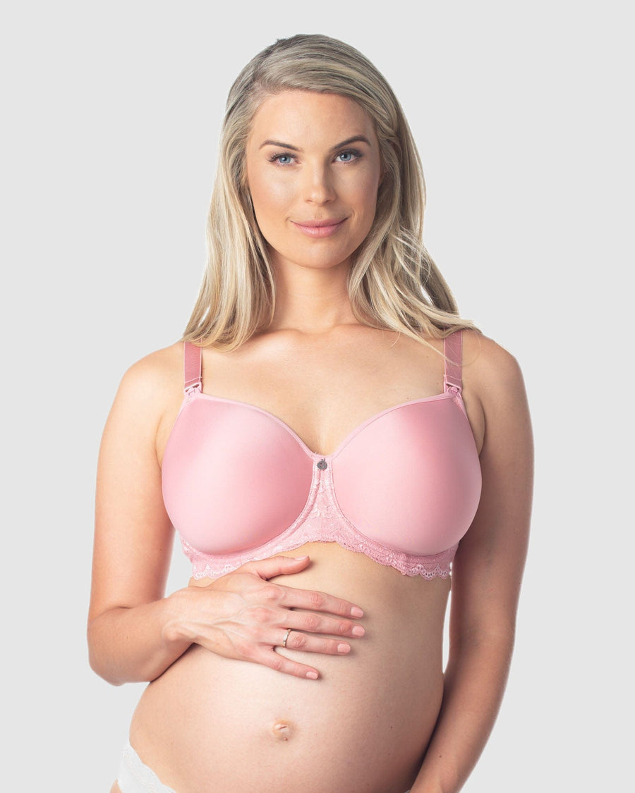 OBSESSION ALMOND CONTOUR NURSING BRA - Hotmilk Lingerie