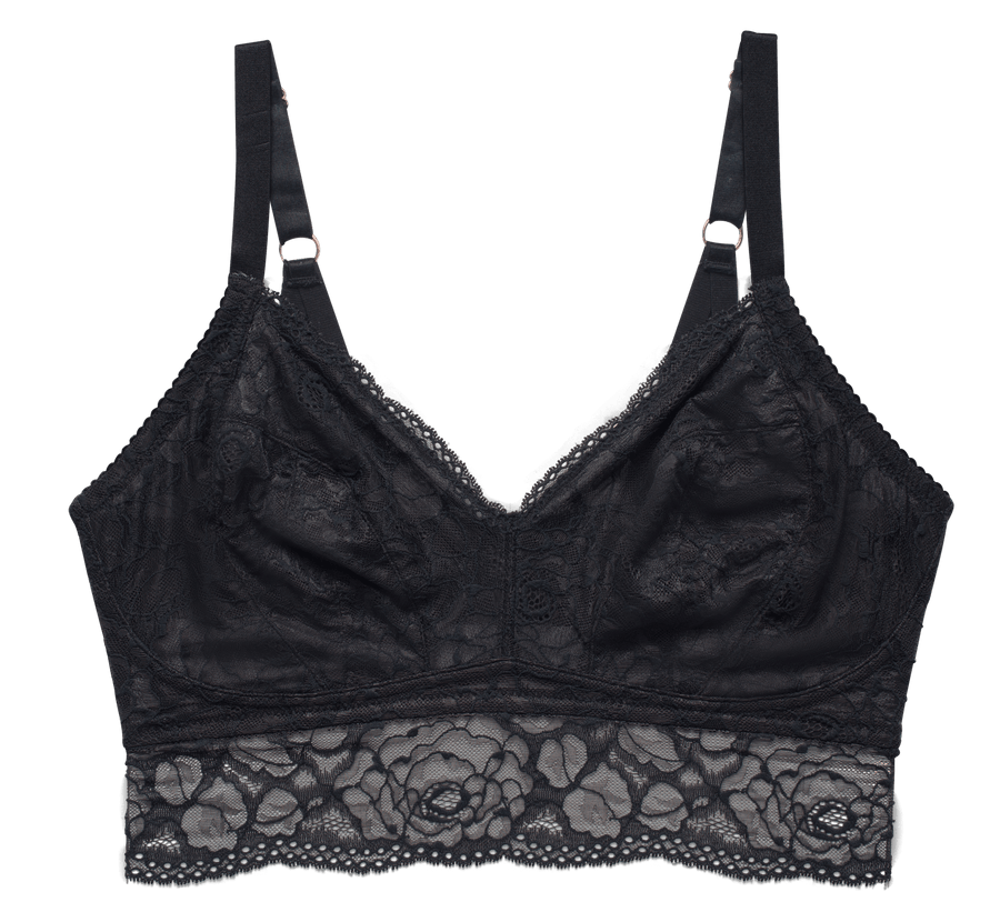 HOTMILK US HEROINE BRALETTE BLACK MULTIFIT MATERNITY BRA - WIREFREE